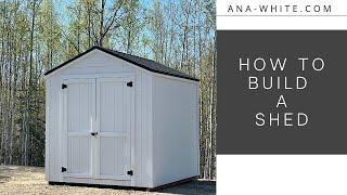 Shed Building - Start to Finish Video Tutorial