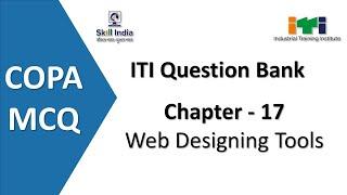 17. Web Designing Tools | ITI COPA MCQ | Question Bank | #copamcq