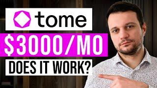 Tome AI Tutorial: How To Make Money With Instant Presentations (2024)