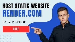 Host static website on Render.com | Free | HTML | CSS | JS