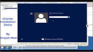 VMWare vCenter 6 5 Installation - step by step - Live Demo