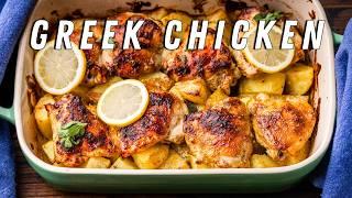 Greek Lemon Chicken and Potatoes - The Best One Pan Dinner You'll Ever Make