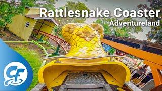 Rattlesnake Coaster front seat on-ride 5K POV @60fps Adventureland Long Island