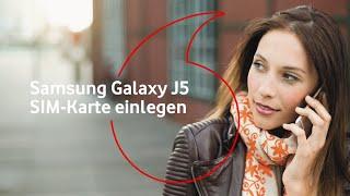 Samsung Galaxy J5 (2016): Vodafone SIM-Karte einlegen