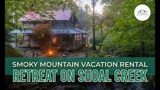 A Retreat on Shoal Creek Smoky Mountain Cabin Rental #smokymountains #fall #airbnb