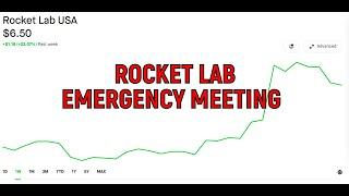 Emergency Meeting: Rocket Lab Shareholders | $RKLB