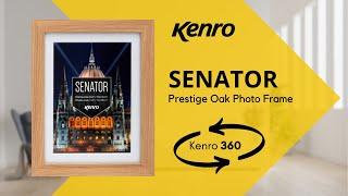 Kenro Senator Prestige Oak Photo Frame - 360 degree video