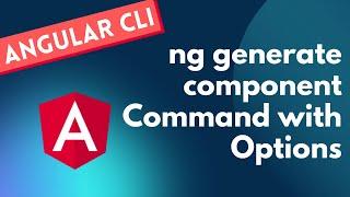 9. Lets see ng generate component command with options in practical - Angular Application