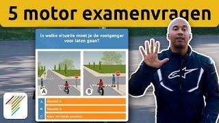 5 motor examenvragen