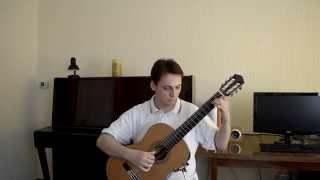 Lesson 5 "a" M Carcassi "Prelude" a-moll (Independent work after the 5th lesson) Sheet music ноты