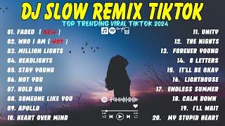 DJ  SLOW REMIX TERBARU VIRAL TIK TOK 2024 | DJ PALING COCOK BUAT SANTAI FULL 2024 | DJ FADED x UNITY