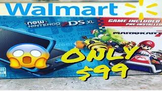 New Nintendo 2Ds XL Walmart Mario Kart 7 Bundle Unboxing!