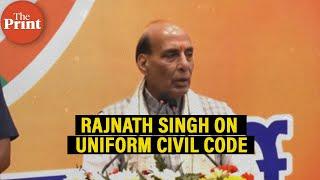 Goa, MP already have UCC, so why is there an opposition to this? : Defence Minister Rajnath Singh