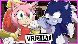 Movie Sonic The Werehog Meets Movie Amy In VR CHAT!!