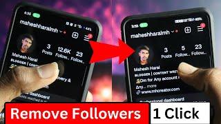 How to Remove all followers on instagram at once 2024 | Sabhi followers ko ek sath remove kaise kare