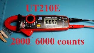 Токовые клещи UT210E перешитые на 6000 отсчетов.