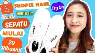 HAUL SEPATU MURAH & PALING LARIS DI SHOPEE!!!! CUMA 20 RIBUAN || Tonton Sebelum Beli !!