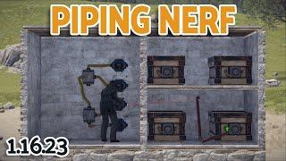 PIPING NERF!! Pipes Can't Go Through Walls Industrial Update Bunkers and Sealed Vaults Broken