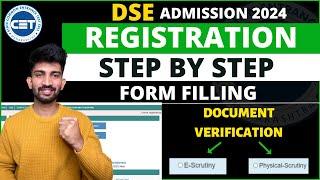 DSE Registration Form Filling Process 2024 | Direct Second Year Engineering Admission Process 2024