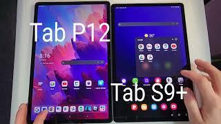 Samsung Tab S9 Vs Lenovo Tab P12 Speed Test Comparison