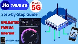 Jio & Airtel Hack Alert! UNLIMITED FREE 5G Internet on your Router (NO CATCH!) #Free5GInternet