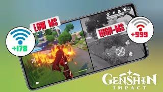 How To Reduce High Ping | Fix Genshin Impact Network Lag | Best setting for low end device