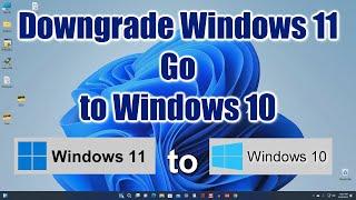 How to Downgrade Windows 11 to Windows 10 and NOT LOSE Your Microsoft License️Tutorial in 2024