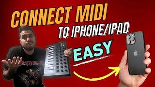 How to Connect MIDI Keyboard to iPhone/iPad (IOS) GarageBand