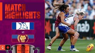 North Melbourne v Brisbane Lions Highlights | Grand Final, 2024 | AFLW