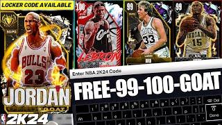 Hurry and Use the New Locker Codes for a Free Dark Matter or Free 100 Overall GOAT! NBA 2K24 MyTeam