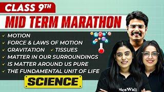 Complete CBSE Science - Class 9th | MID Term in One Shot | Marathon Series 