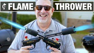 GrillBlazer Grill Gun and Su-V Gun FLAMETHROWER Review!