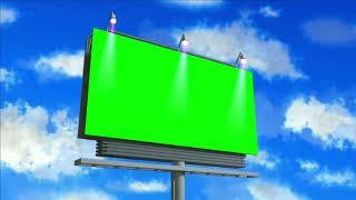Advertising Billboard Green Screen stock footage - @vfxtools247