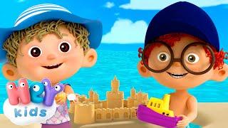 Spiaggia, spiaggia, quanta sabbia ️️ | Canzoni per Bambini | HeyKids Italiano