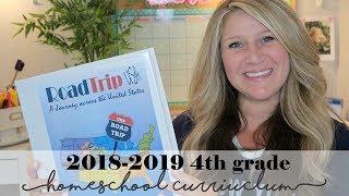 2018-2019 4th Grade Homeschool Curriculum