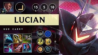 Lucian ADC vs Ezreal - EUW Challenger Patch 25.04