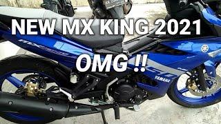 Yamaha New mx king 2021 : blue glossy color, Feature,Spec and other Details 2021