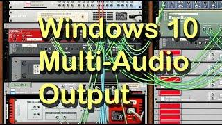 Windows 10 Audio Output to Multiple Audio Devices