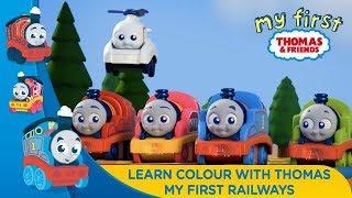 Thomas & Friends Bahasa Indonesia - Belajar mengenal warna bersama My First Railways Thomas