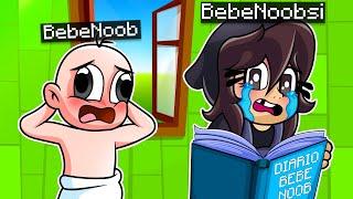 ¡ESPÍO EL DIARIO SECRETO DE BEBENOOB!  BEBENOOBSI VS BEBENOOB MINECRAFT