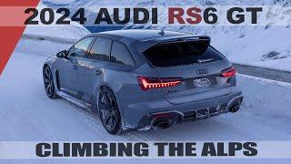 CAN THE 2024 AUDI RS6 GT HANDLE THE ALPS? Winter dream roadtrip in our favourite Audi right now