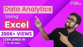 Data Analytics using Excel | Excel Tutorial | Data Visualization using Excel | Great Learning