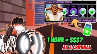 I PLAY JAILBREAK FOR 1 HOUR AS CRIMINAL TO SEE HOW MUCH MONEY I WILL EARN | ROBLOX JAILBREAK