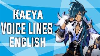 Kaeya - Voice Lines (English) | Genshin Impact