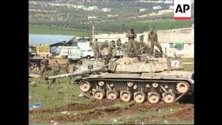 West Bank - Israeli army deploy tanks