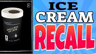 Ice Cream Recall 2022