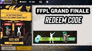 FFPL Grand Final Redeem Code Free Fire | Free Fire Redeem Code Today | FF New Event | RajGamingZone