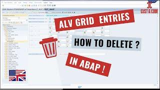 ALV Grid - Delete Entries in ABAP [english]