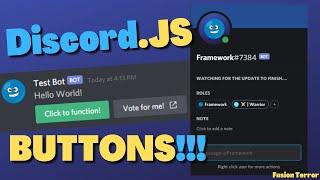 How To Make BUTTONS in Discord || Discord.JS v12 2021