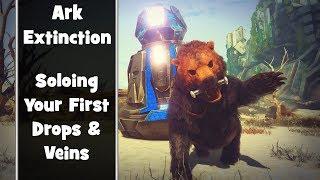Ark | Extinction - How to Solo Your First Orbital Supply Drops & Element Veins